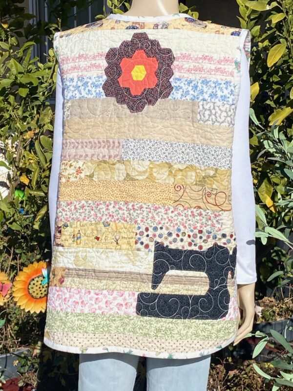 X VEST - GRANDMOTHERS FLOWER GARDEN - Image 2