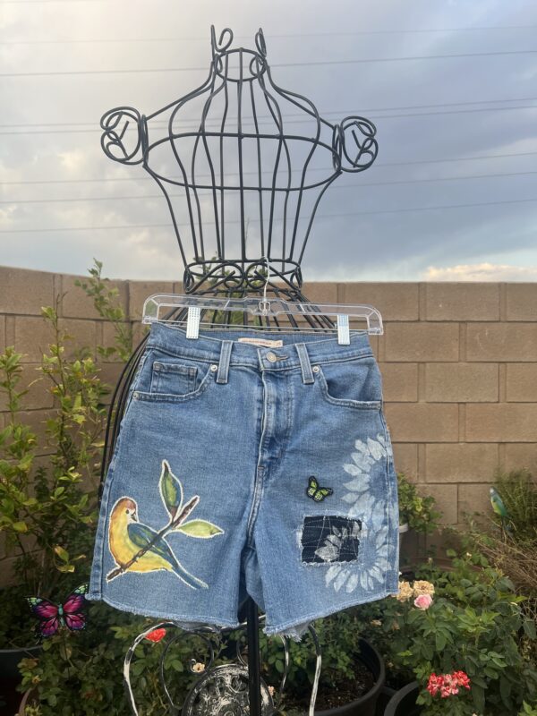 DENIM SHORTS - APPLIQUE #65