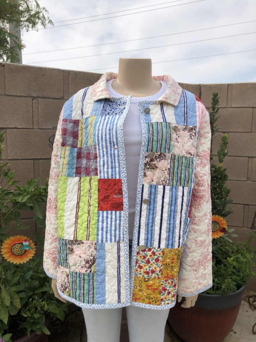 TOILE AND STRIPES MARKET COAT #13 – Quilting Mannequines