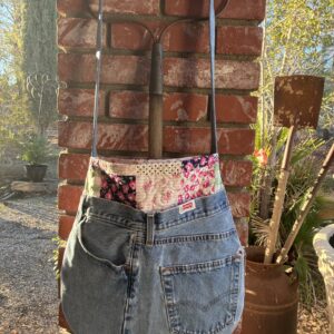 X DENIM MESSENGER BAG