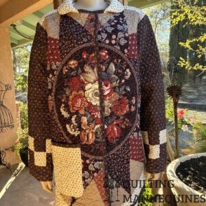 MARKET COAT - BROWN FLORAL #103