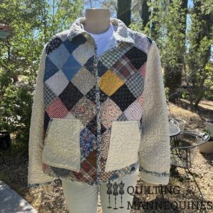 CHORE COAT -  VINTAGE GINGHAM #115