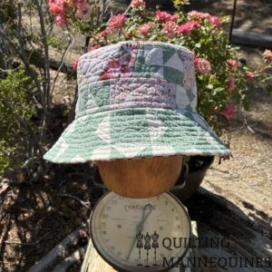 BUCKET HAT - JADE STARS & ROSES #29