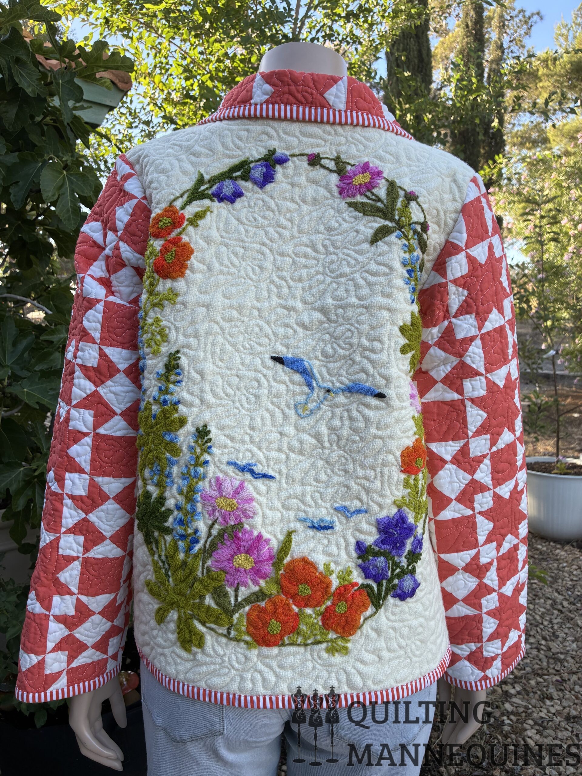 CHORE COAT - CREWEL EMBROIDERY #119 - Image 2