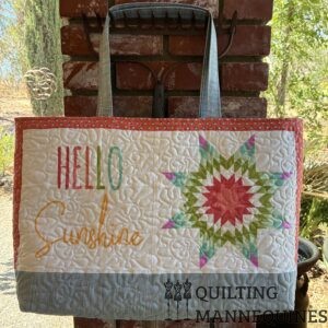 MARKET TOTE BAG - XL HELLO SUNSHINE #115