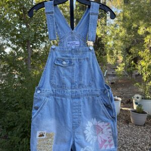DENIM SHORT OVERALLS #117