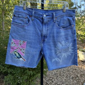 DENIM SHORTS - APPLIQUE #119