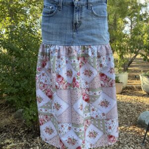 DENIM SKIRT - BOHO #134