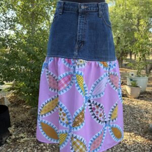 DENIM SKIRT - BOHO #132