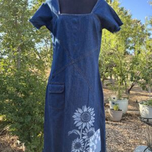 DENIM DRESS - APPLIQUÉ #116