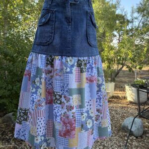 DENIM SKIRT - BOHO #136