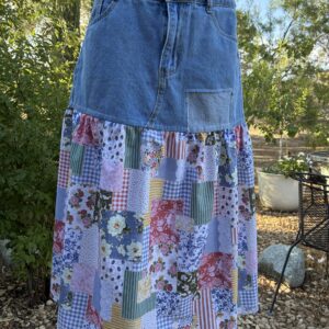 DENIM SKIRT - BOHO #135