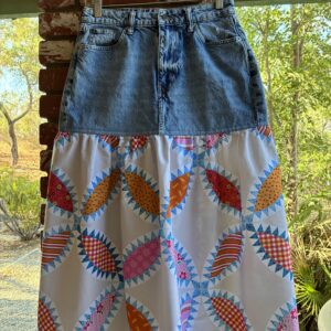 DENIM SKIRT - BOHO #130