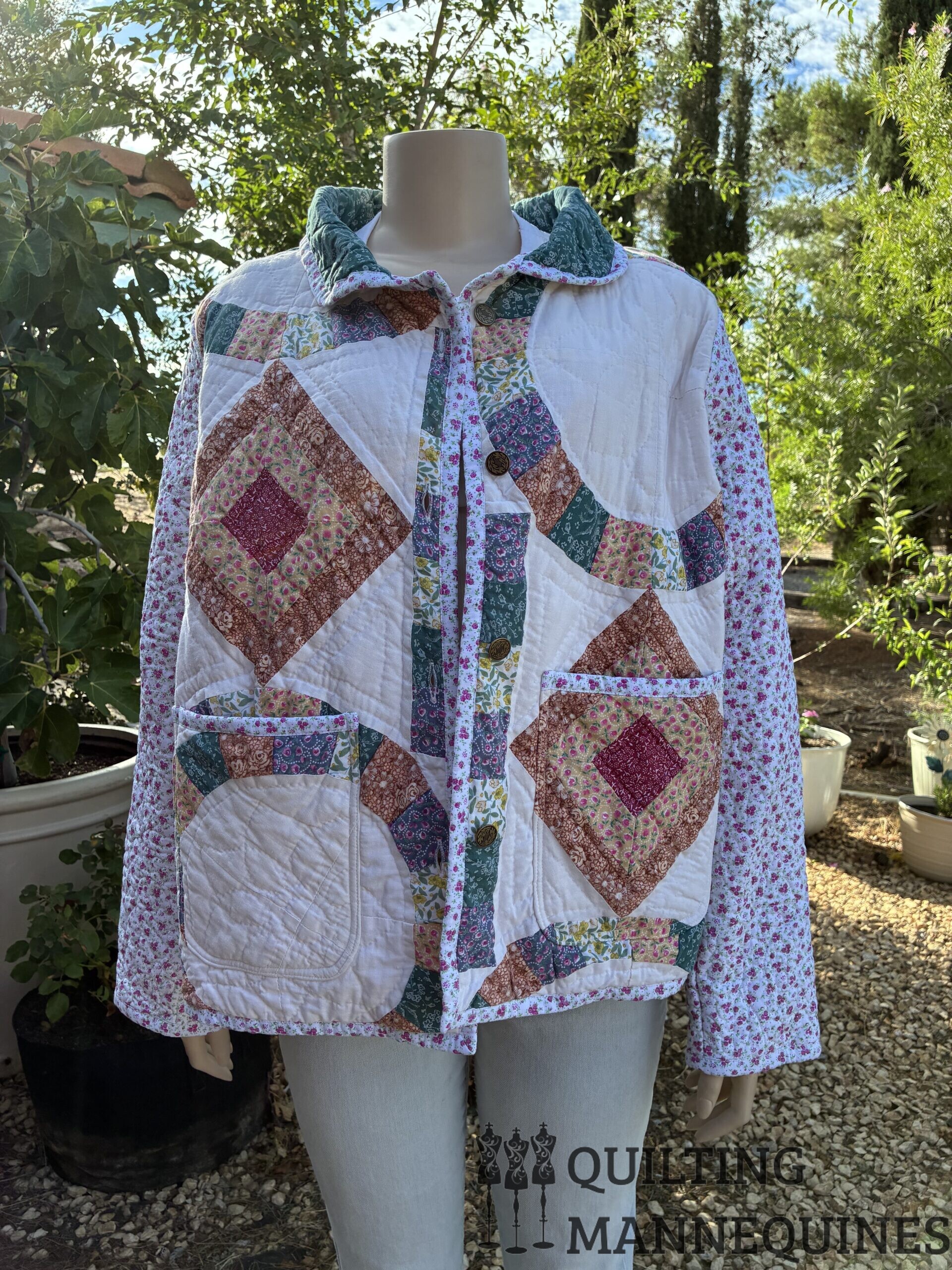 CHORE COAT - CIRCLES & SQUARES #129