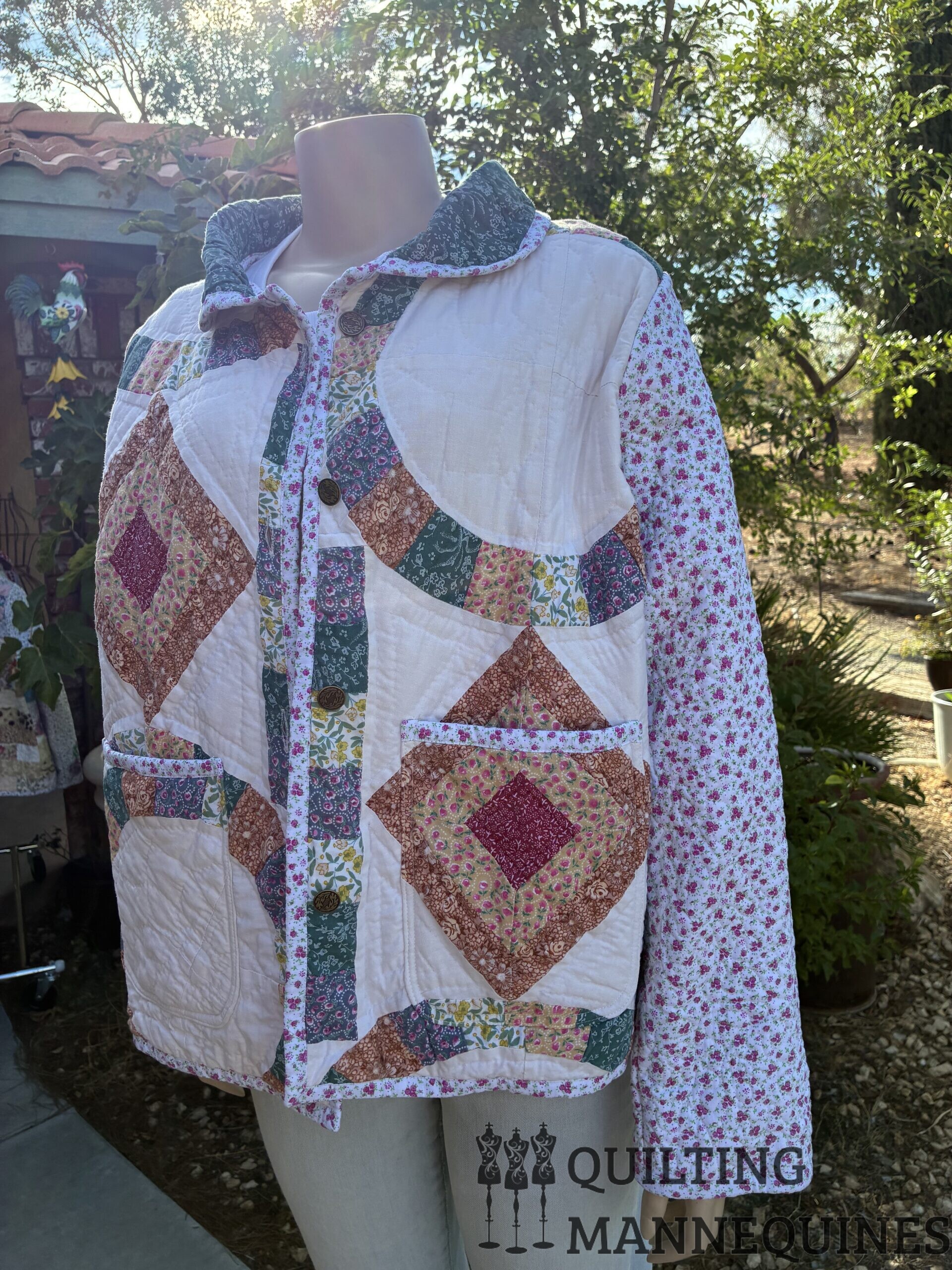 CHORE COAT - CIRCLES & SQUARES #129 - Image 3